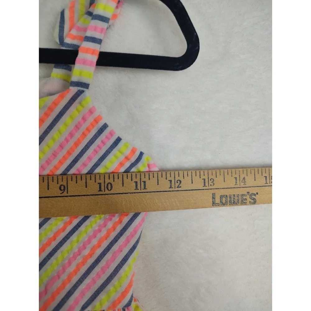 bonnie jean girls dress Size 6 Rainbow‎ Stripe Summer Sleeveless  Dress